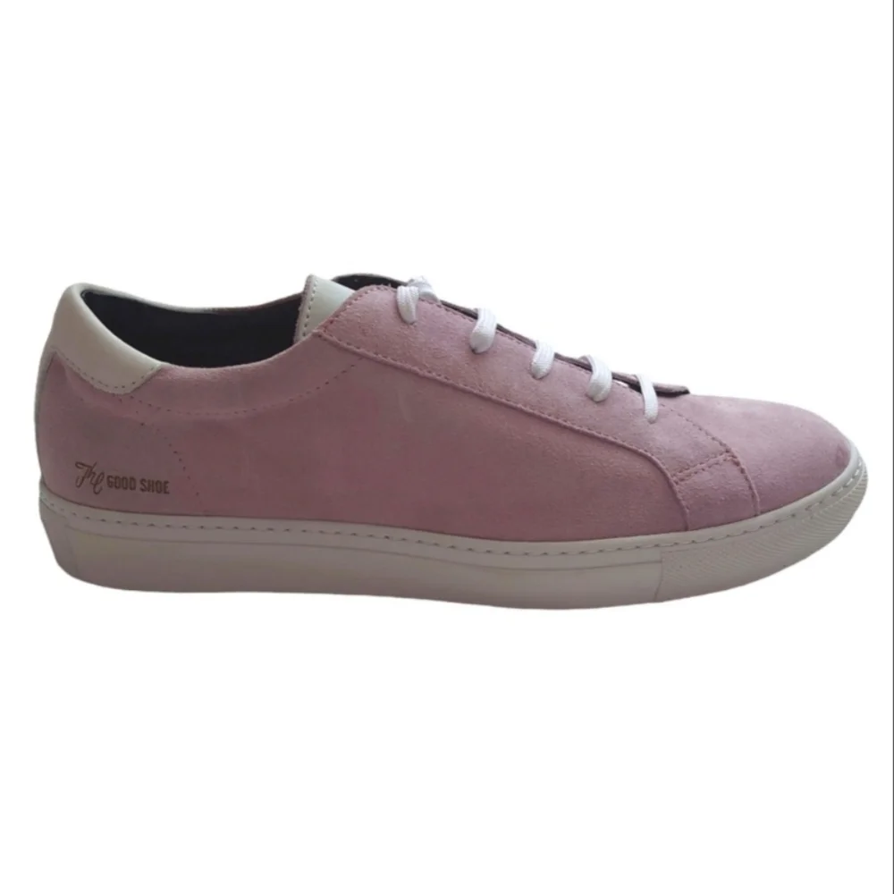 TIM LITTLE x GRENSON Men's Sneakers Tennessee Blues in Velour Pink Size 43 EU